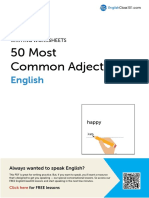 50 Most Common Adjectives