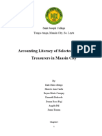 Accounting Literacy of Barangay Treasurers in Maasin City