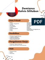 CV Terbaru Demianus Kevin Silitubun