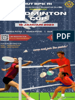 Badminton Cup - Hut BPK Ri