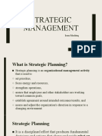 Strategic Management-SWOT Analysis