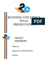 Business and Ethics