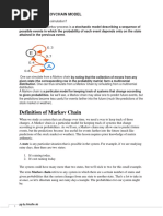 Chapter 8 Markov Chain Model