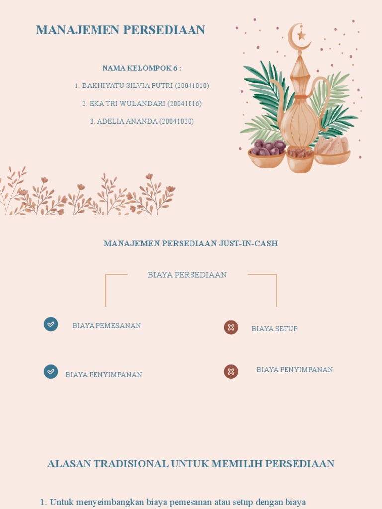 Kel 6 Manajemen Persediaan | PDF | Bisnis