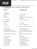 Fortigate With Cisco Equivalent Commands