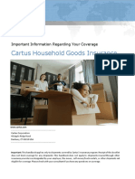 Cartus Household Goods Insurance Program