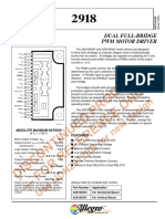 A2918 Datasheet