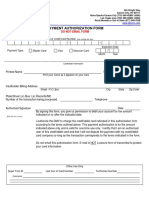 DMV Payment Authorization Form