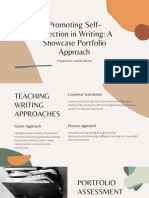 Promoting Self-Refection in Writing A Showcase Portfolio Approach