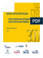 Anexo Carta Certificada Estándar-Premium