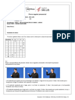 Prova de LIBRAS sobre pronomes e países