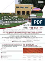 Dbhs Alumni Association Brick Paver Fundrai SER Event!: Supporti NG Dbhs Students & Teachers