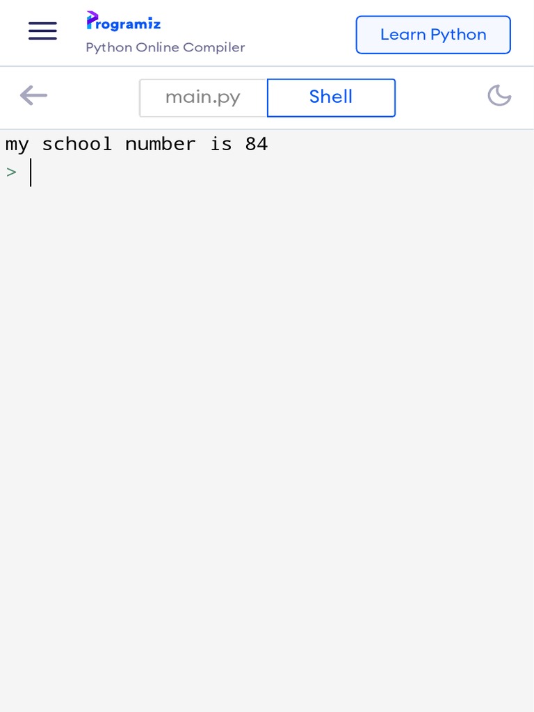 Online Python Compiler (Interpreter) | PDF