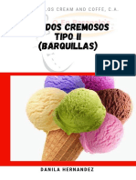 Helados cremosos tipo II (barquillas