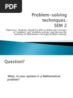 Polya's Four Steps in Problem Solving | PDF | Heuristic | Teaching ...