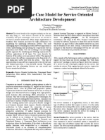 Study On Use Case Model For Service Oriented Architecture Development