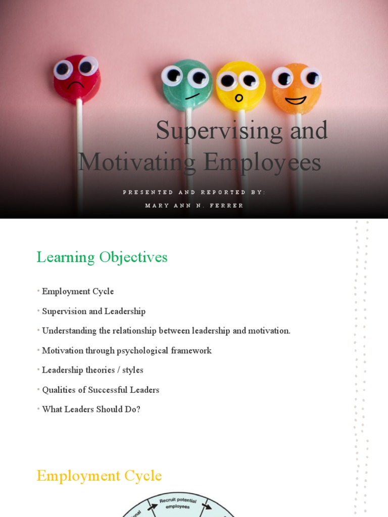 Supervising Employees Meaning