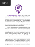 Apresentação do coletivo feminista conceição evaristo