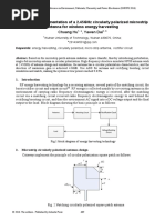 Design and Implementation of A 2.45Ghz Circularly Polarized Microstrip Antenna For Wireless Energy Harvesting