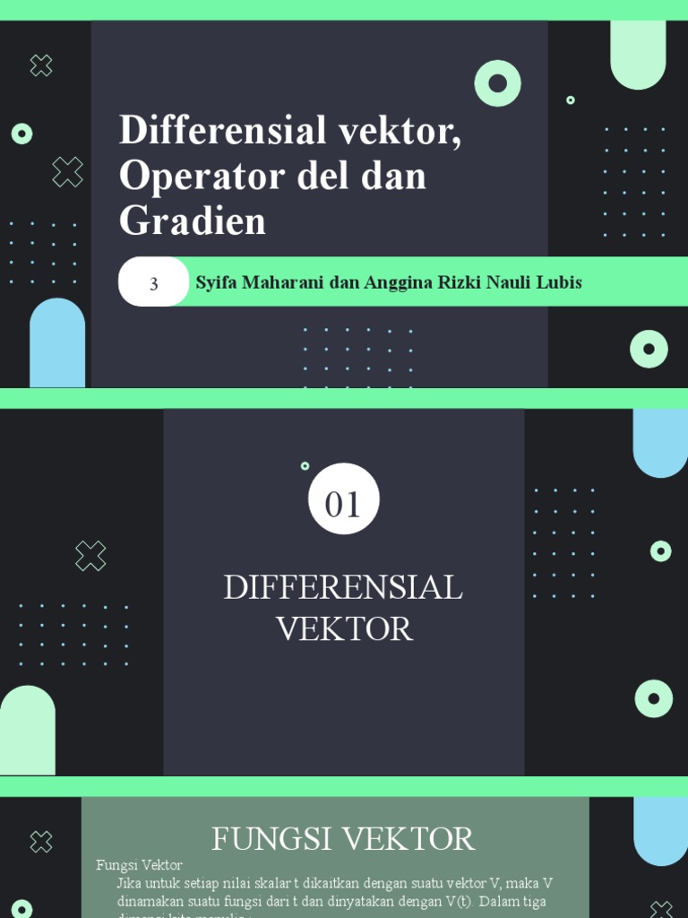 KLP 3 - Diferensial Vektor, Operator Del, Gradien | PDF