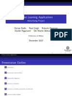 Online Learning Applications: Advertising Project