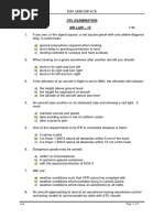 PPL Meteorology Study Guide | PDF | Cloud | Atmosphere Of Earth