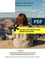 Tipos de Práticas Meditativas - ATUALIZAÇÃO