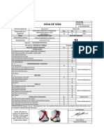 Hoja de vida de arnés de seguridad inspeccionado