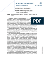 Real Decreto 1055 - 2022 Envases y Residuos de Envases