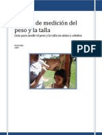 Manual Medición de Peso y Talla