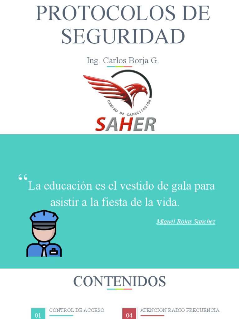 Presentacion Protocolos de Seguridad PDF