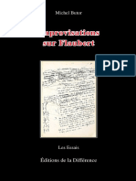 Butor, Michel - Improvisations Sur Flaubert