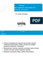 Tema 6 T Ecnicas de Regresi On Avanzadas (II)