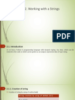 Python - L2. Working With A Strings