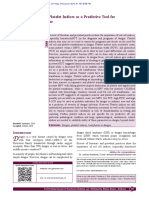 Role of Red Cell and Platelet Indices As A Predict