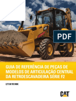 Guia de Referência de Peças de Modelos de Articulação Central Da Retroescavadeira Série F2