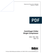 Centrifugal Chiller Single Compressor: WSC, TSC, HSC Size 113