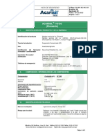 Acarisil 10 SC - Hoja de Seguridad