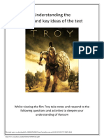 Understanding key themes and characters in Troy and Ransom
