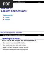 Chapter 6 Cookies and Sessions