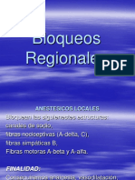 Semana 2 Bloqueos Regionales y Protocolos Anestesicos