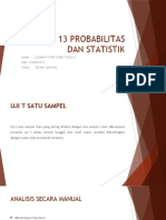 Tugas 13 Probabilitas Dan Statistik