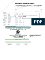 Instructivo Generar y Operar Sistema Maestros Primaria 1920