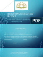 Physics Investigatory Project FDBDFN