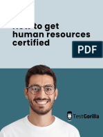 How To Get Human Resources Certified