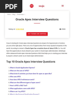 Top 30+ Best Oracle Apex Interview Questions and Answers in 2022