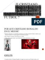 Por Que Cristiano Ronaldo Es El Major Jugador