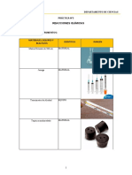 Práctica N°5 - Reacciones Químicas