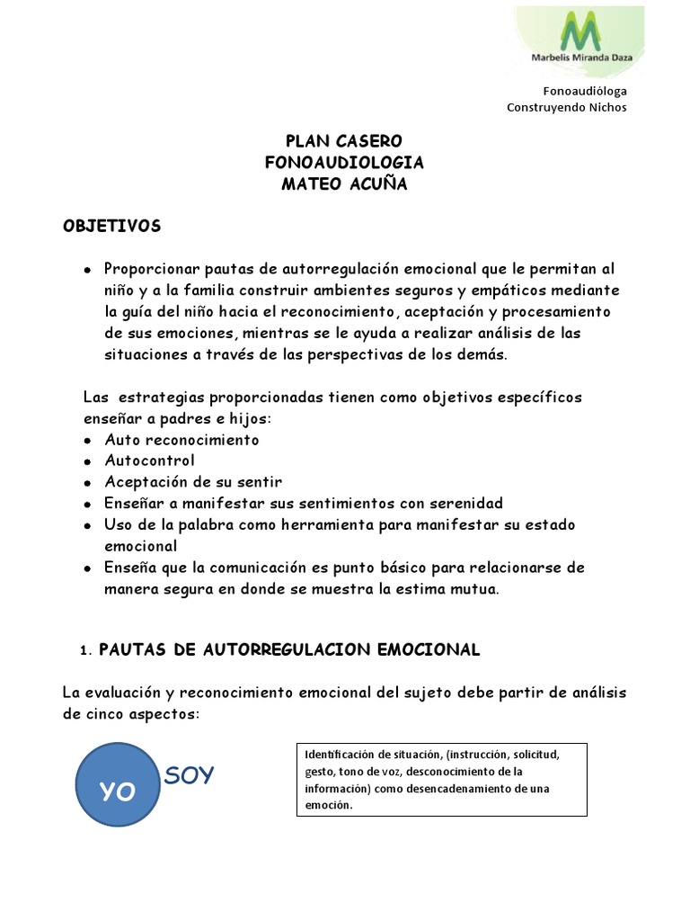 Estrategias de Autorregulación Emocional | PDF | Las emociones ...