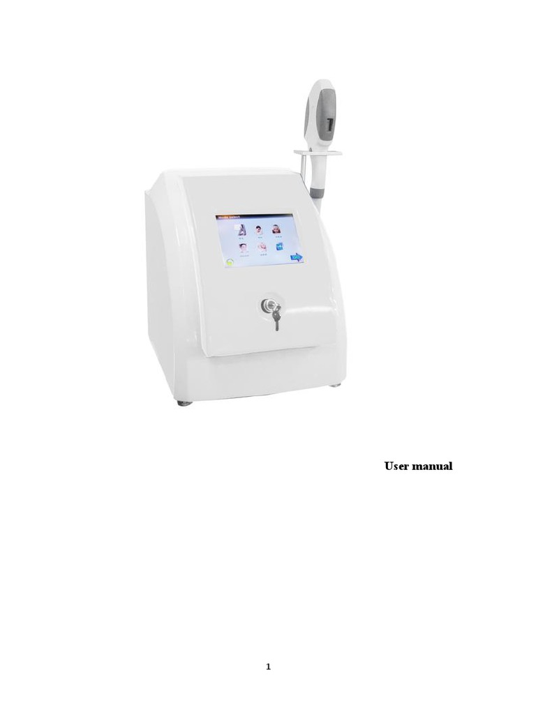 IPL Machine User Manual and Safety Guide | PDF | Integumentary System